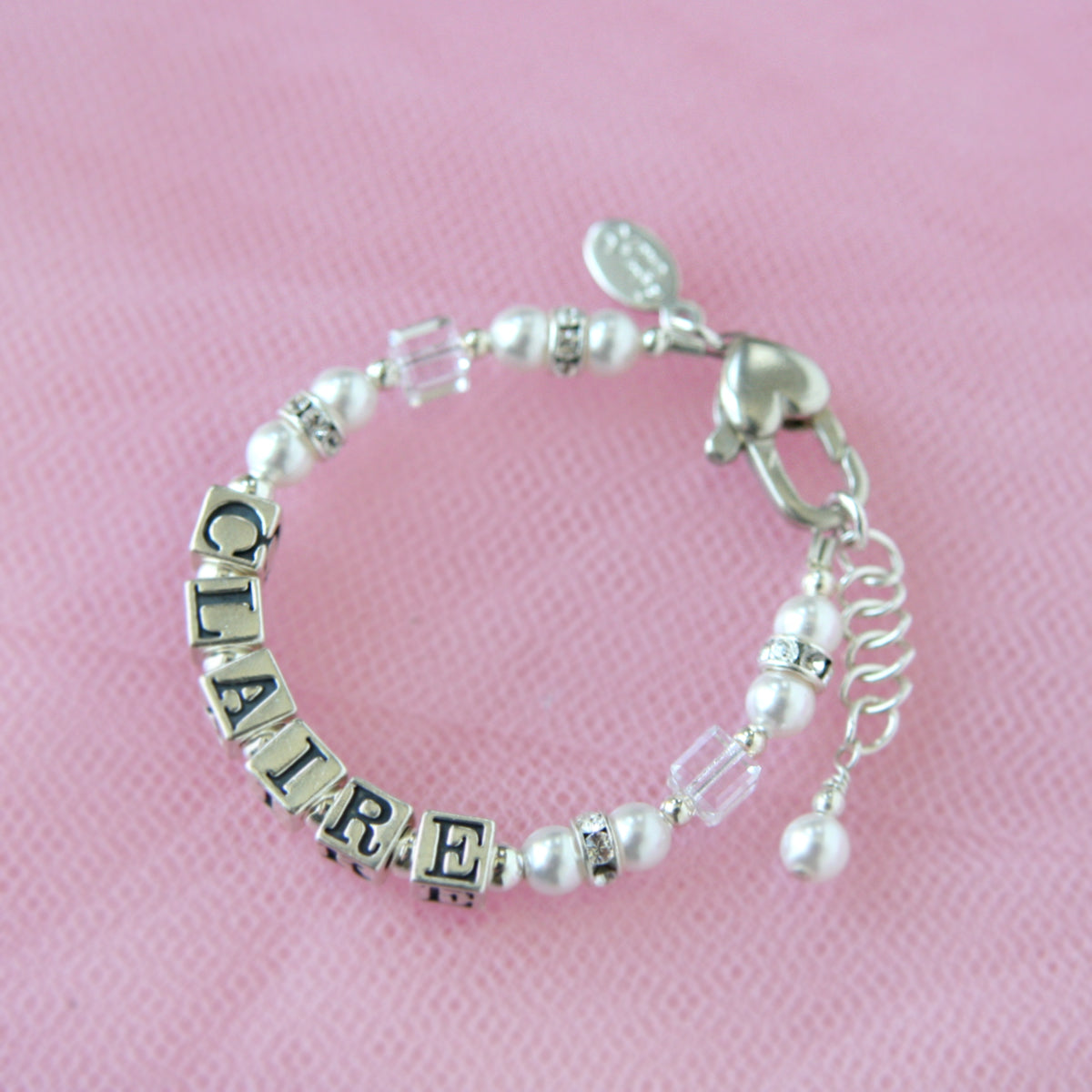 4MM ROYALTY NAME GIRLS BRACELET