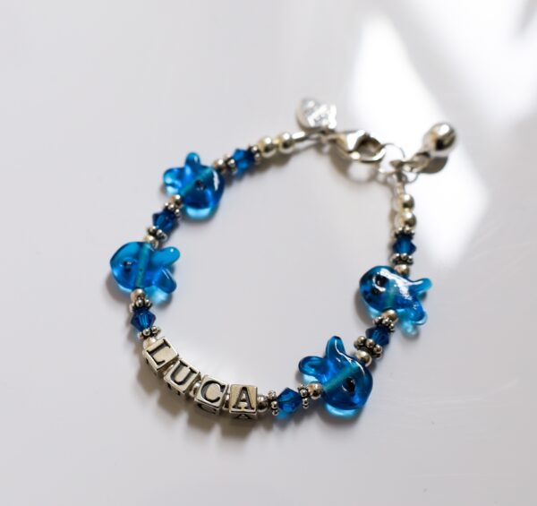 DORY FISH NAME BRACELET (CAPRI BLUE)