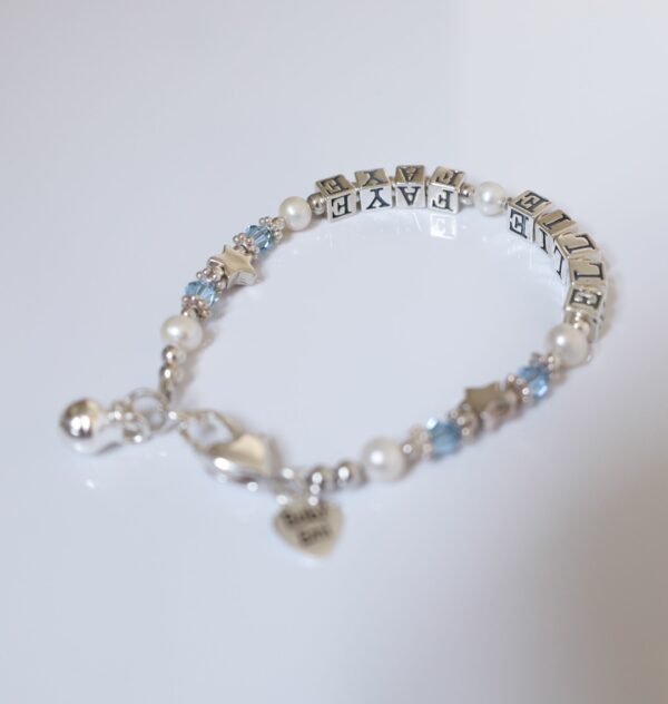 GREATNESS BIRTHSTONE NAME BRACELET