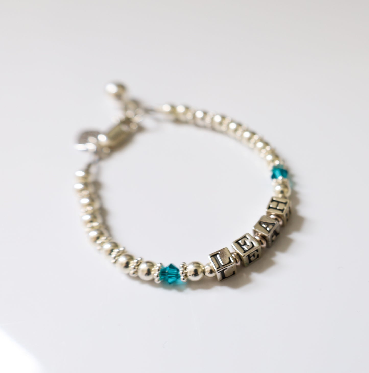 RARE BIRTHSTONE NAME BRACELET