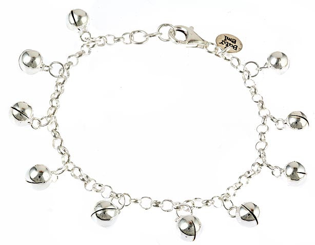 Sterling Silver Jingle Bell Anklet