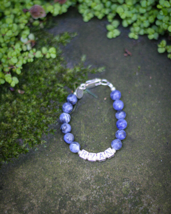 4MM OCEANS NAME BOYS BRACELET